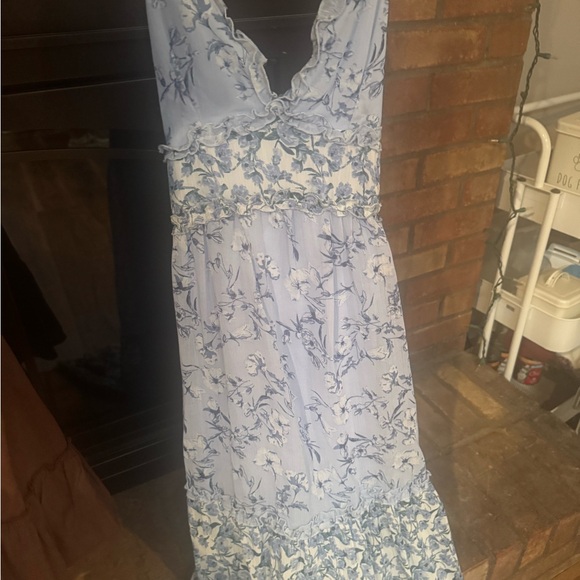 Altar'd State Blue Floral Maxi Dress - Picture 1 of 1